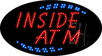 Inside ATM Animated LED Sign