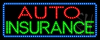 Auto Insurance Animated LED Sign