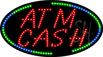 ATM Cash Animated LED Sign