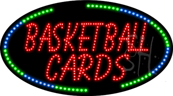 Basketball Cards Animated LED Sign