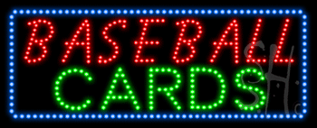 Baseball Cards Animated LED Sign
