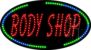 Body Shop Animated LED Sign