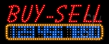 Buy-Sell TRADE Animated LED Sign