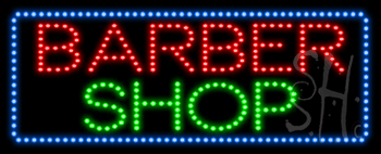 Barber Shop Animated LED Sign