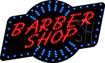 Barber Shop Animated LED Sign