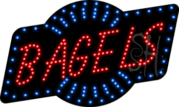 Bagels Animated LED Sign