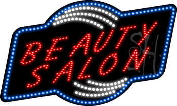 Beauty Salon Animated LED Sign