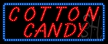 Cotton Candy Animated LED Sign