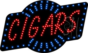 Cigars Animated LED Sign