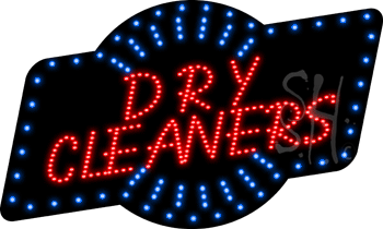 Dry Cleaners Animated LED Sign