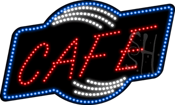 Cafe Animated LED Sign