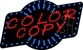 Color Copy Animated LED Sign