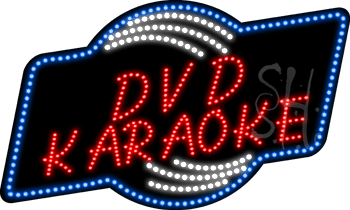 DVD Karaoke Animated LED Sign
