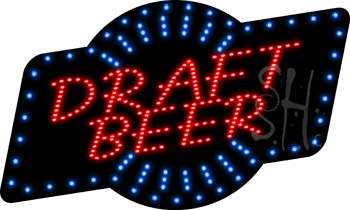 Draft Beer Animated LED Sign