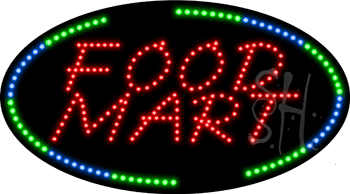 Food Mart Animated LED Sign