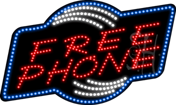 Free Phone Animated LED Sign