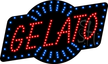 Gelato Animated LED Sign