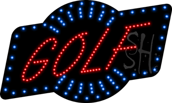 Golf Animated LED Sign