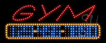 Gym Animated LED Sign