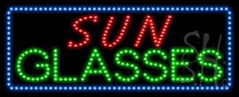 Sun Glasses Animated LED Sign
