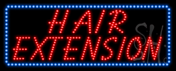 Hair Extension Animated LED Sign