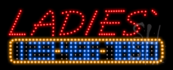 Ladies Room Animated LED Sign