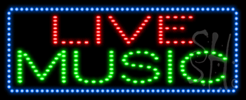 Live Music Animated LED Sign