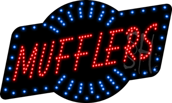 Mufflers Animated LED Sign