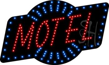 Motel Animated LED Sign