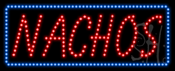 Nachos Animated LED Sign