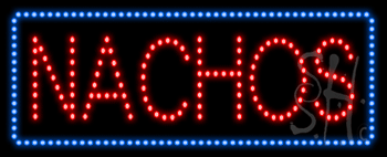 Nachos Animated LED Sign
