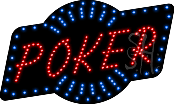 Poker Animated LED Sign