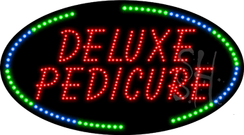 Deluxe Pedicure Animated LED Sign