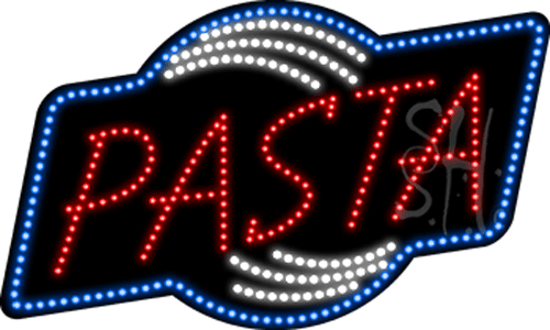 Pasta Animated LED Sign