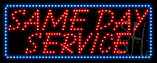 Same Day Service Animated LED Sign