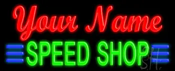 Custom Speed Shop LED Neon Sign