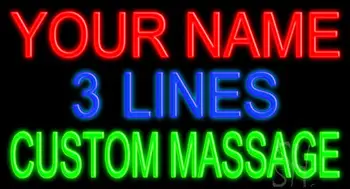 Custom Green Massage LED Neon Sign