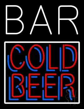 Cold Beer Bar LED Neon Sign
