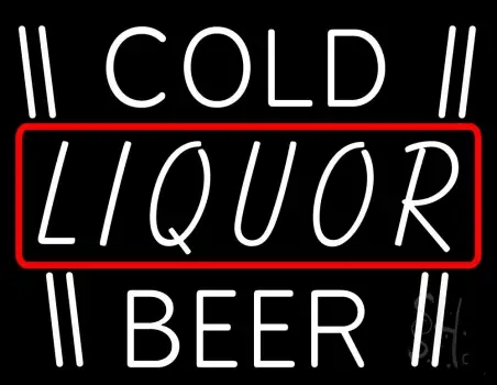 Cold Liquor Beer LED Neon Sign