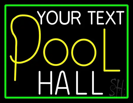 Custom Pool Hall LED Neon Sign