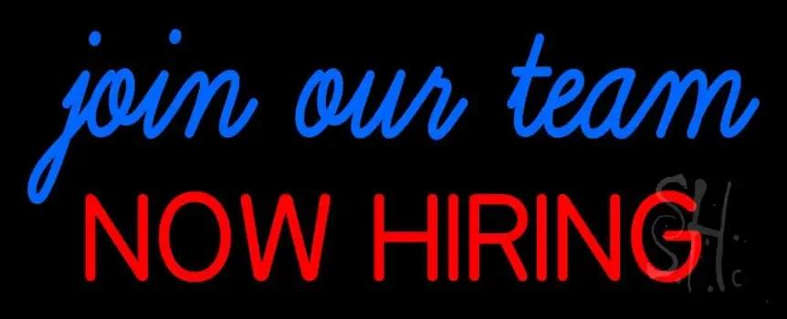 Join Our Team We Are Hiring LED Neon Sign