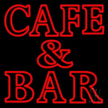 Red Cafe and Bar LED Neon Sign
