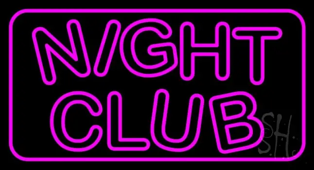 Pink Night Club LED Neon Sign