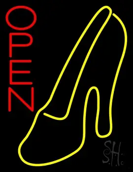 Sandal High Heel Logo Open LED Neon Sign