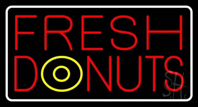 Fresh Donuts LED Neon Sign
