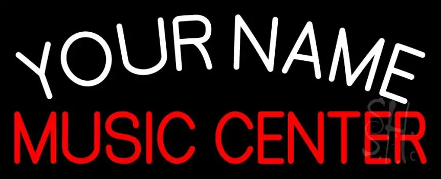Custom Red Music Center LED Neon Sign