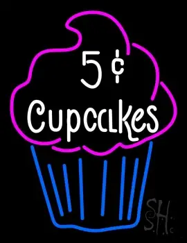 5c Cupcakes LED Neon Sign