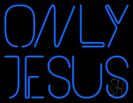 Only Jesus LED Neon Sign