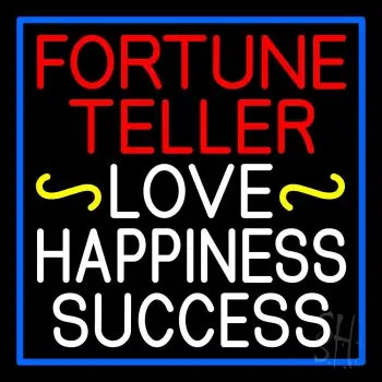Red Fortune Teller White Love Happiness Success LED Neon Sign