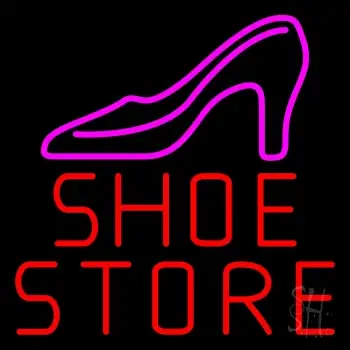 Red Shoe Store LED Neon Sign
